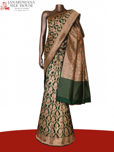 Designer Meenakari Banarasi Silk Saree